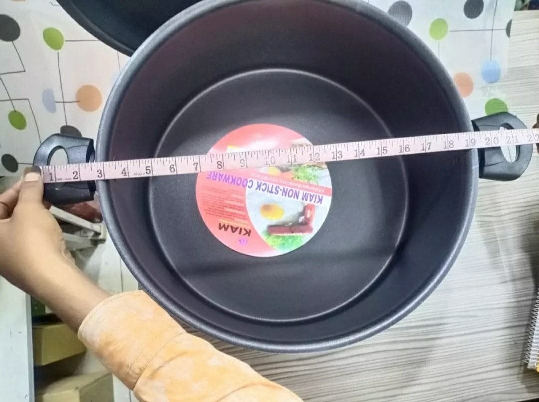 Picture of Kiam 40cm Marble Coated Party Casserole Or Sospan With Lid(Multicolor)