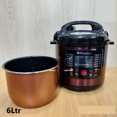 Picture of 6 Liter Miyako Electric Pressure Cooker Cooker EPC-09 DOUBLE POT(Multicolor)