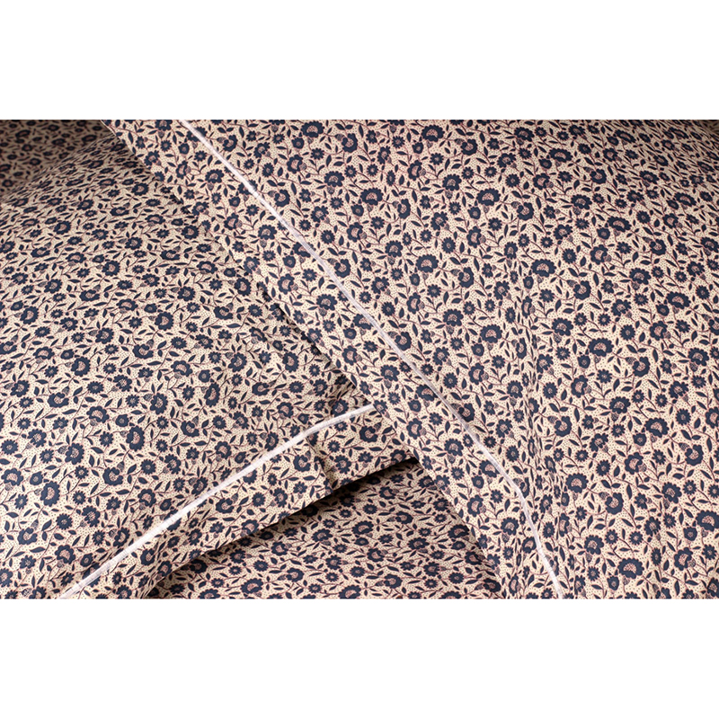 Picture of 100% Premium Cotton Bedsheet.  Set Includes 1 Bedsheet and 2 Pillow Covers