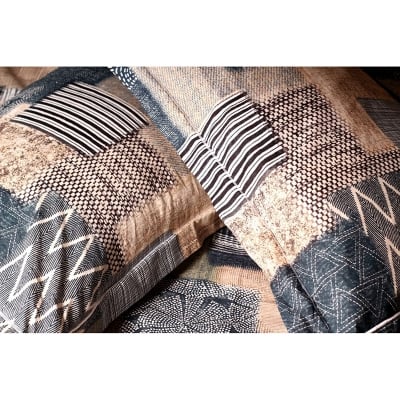 Picture of 100% Premium Cotton Bedsheet.  Set Includes 1 Bedsheet and 2 Pillow Covers