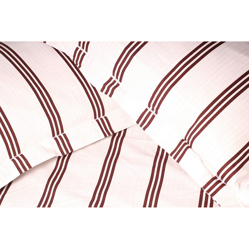 Picture of 100% Premium Cotton Bedsheet.  Set Includes 1 Bedsheet and 2 Pillow Covers