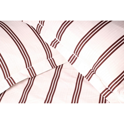 Picture of 100% Premium Cotton Bedsheet.  Set Includes 1 Bedsheet and 2 Pillow Covers