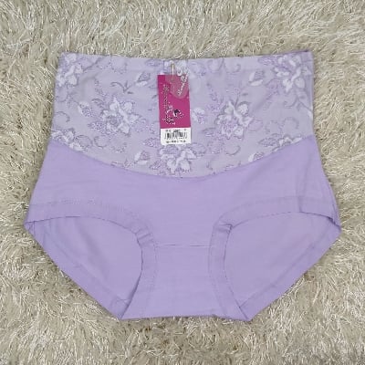 Picture of 4 Pieces 4 Color  Loxicave Imported Premium Panty Stylish panty cotton panty comfortable panty flower print panty BAPA01