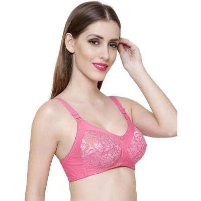 Picture of 1 peace soft stretchable comfort premium quality cotton bra - Multicolor