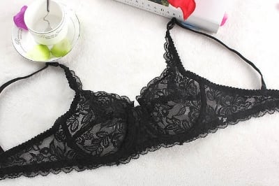 Picture of 1 peace export quality ac net bra - Multicolor
