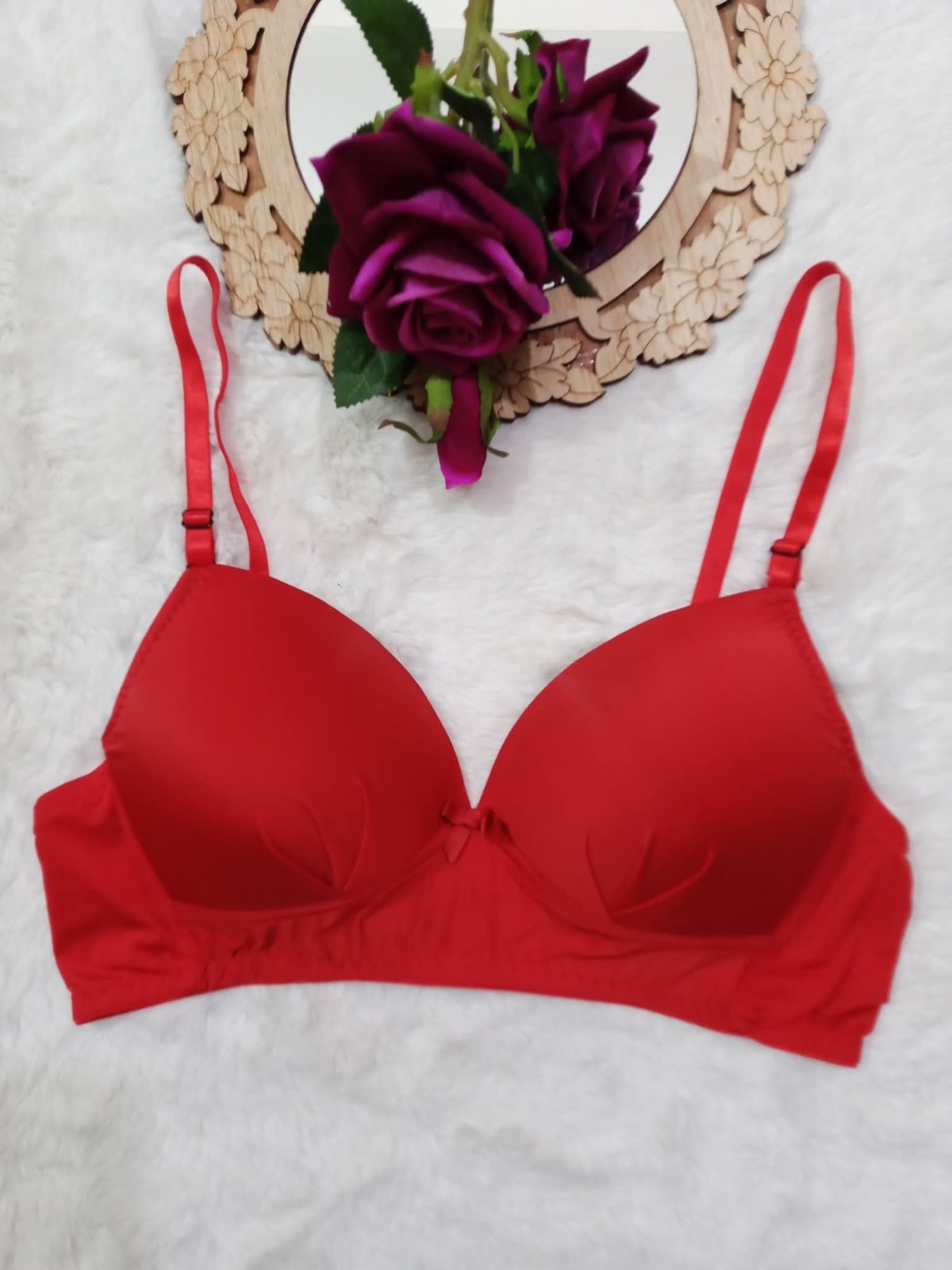 Picture of 1 peace  Cotton Foam Bra | Wireless Bra For Women | multicolor Solid Color original picture upload
