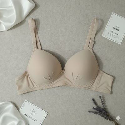 Picture of 1 peace  Cotton Foam Bra | Wireless Bra For Women | multicolor Solid Color - Multicolor