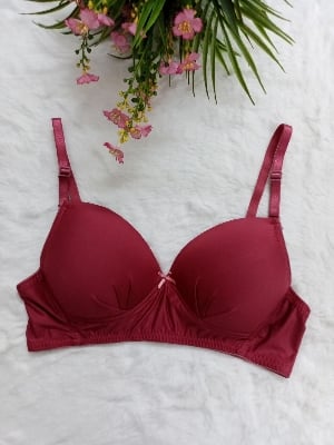Picture of 1 peace  Cotton Foam Bra | Wireless Bra For Women | multicolor Solid Color original picture upload