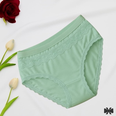 Picture of 4 Pieces 4 Color China Imported Premium Panty Stylish panty cotton panty comfortable panty flower print panty - Multicolor