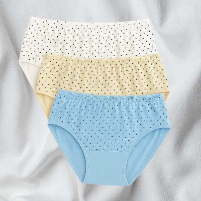 Picture of 4 Pieces Print Premium Panty Stylish panty cotton panty comfortable panty flower print panty TWPA01 - Not Specified