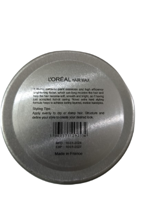 Picture of Loreal Studio Anti-Hair Fall Hair Wax 150ml Hard Wax for Hair for Men | France