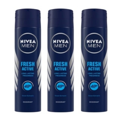 Picture of Nivea Men Deodorant Spray, Fresh Active, 150Ml