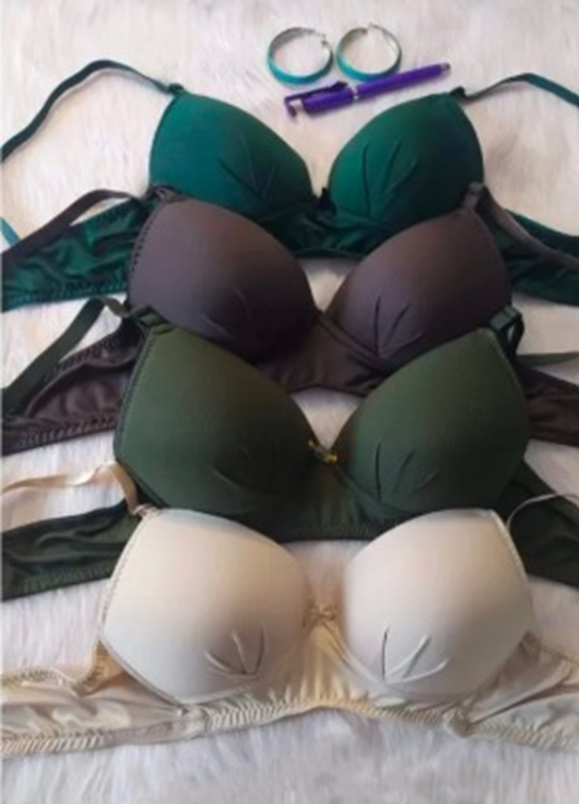 Picture of 1 pc Elegant Women Push-Up Bralette with Adjustable Straps, Comfortable Breathable Material, Available in Multiple Colors - Multicolor