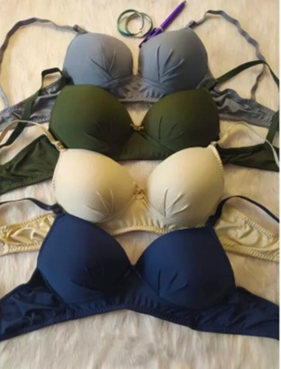 Picture of 1 pc Elegant Women Push-Up Bralette with Adjustable Straps, Comfortable Breathable Material, Available in Multiple Colors - Multicolor