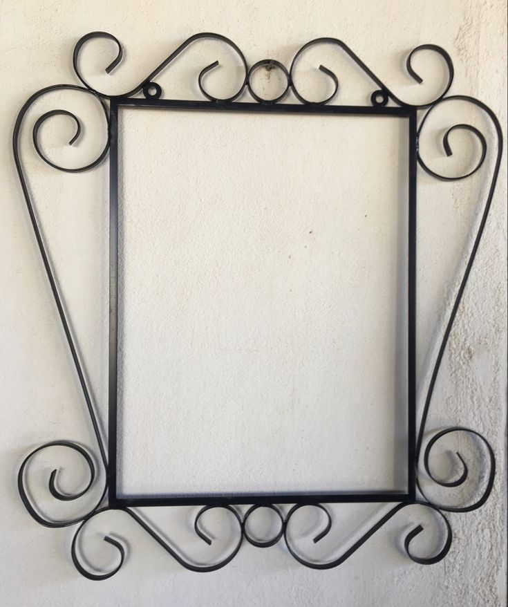 Picture of Vintage Metal Frame Wall Mirror – Elegant Home Décor(Black)