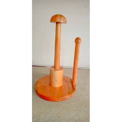 Picture of Wooden Kitchen Tissue Holder টিস্যু -Brown MEHGONI  WOOD - Multicolor