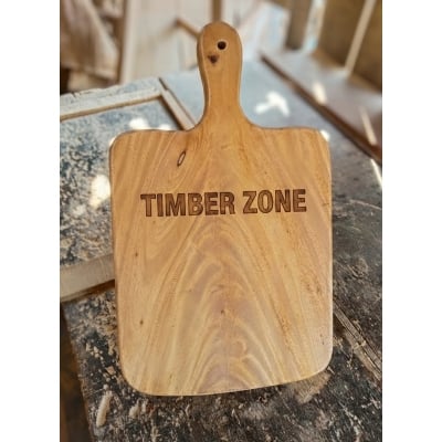 Picture of Vietnam style wooden chopping board  high quality product made from pinewood, acacia wood or bamboo ( 10 " * 17 ") - Multicolor