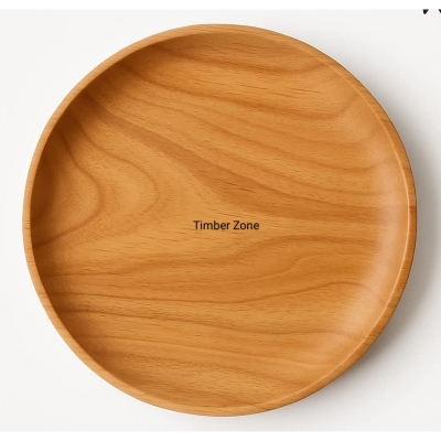 Picture of 2023 Traditional Natural Mehguni  Wooden Made Serving Bowl For Dry Snacks Only Kitchen Accessories Uses ( 11 inch ) - Multicolor