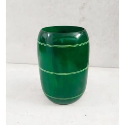 Picture of Eco Friendly mehuguni wood colourful pen ,Brush holder  holder ,office and home - Multicolor