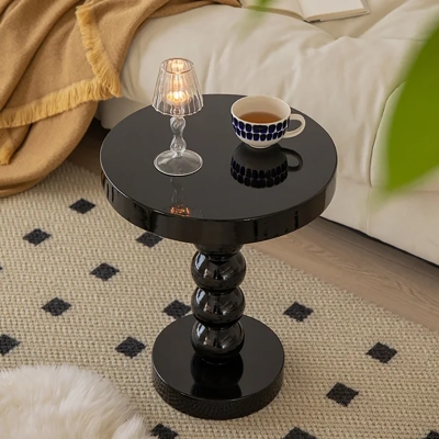 Picture of wooden bed table corner table