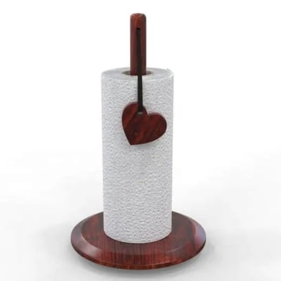 Picture of TIMBER ZONE  Handicrafts Compact Wooden Napkin Holder with Stylish Design - Multicolor