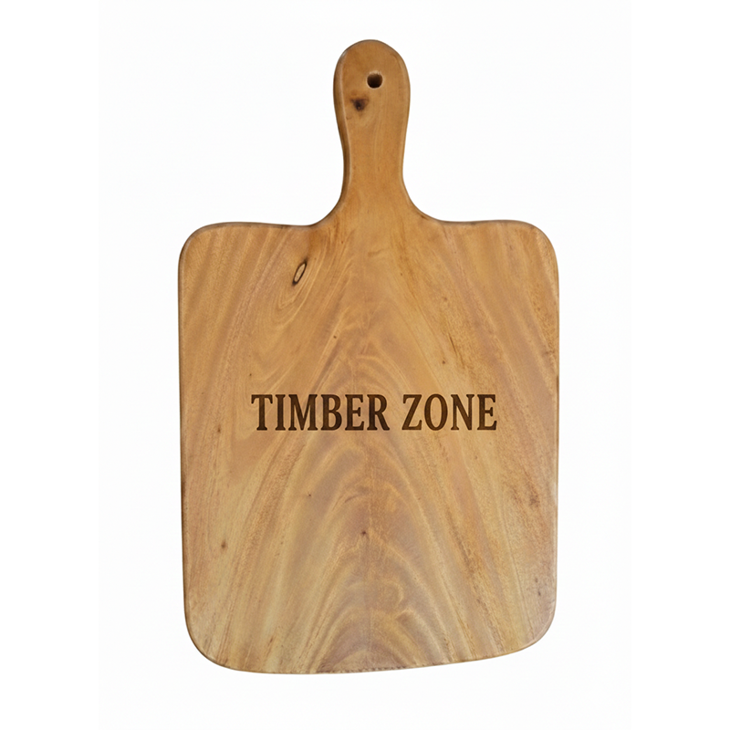 Picture of Vietnam style wooden chopping board  high quality product made from pinewood, acacia wood or bamboo ( 10 " * 17 ") - Multicolor
