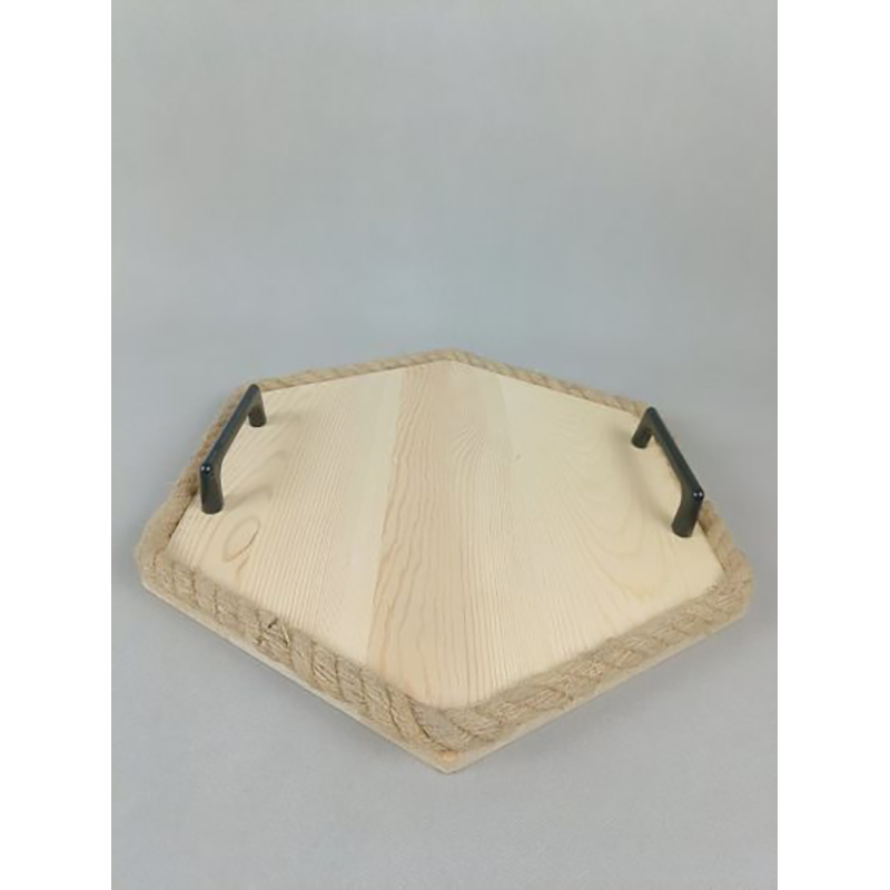 Picture of American Style European Wooden Serving Tray - Multicolor