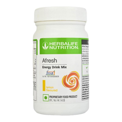 Picture of Herbalife afresh energy drink mix lemon flavour - 50gm