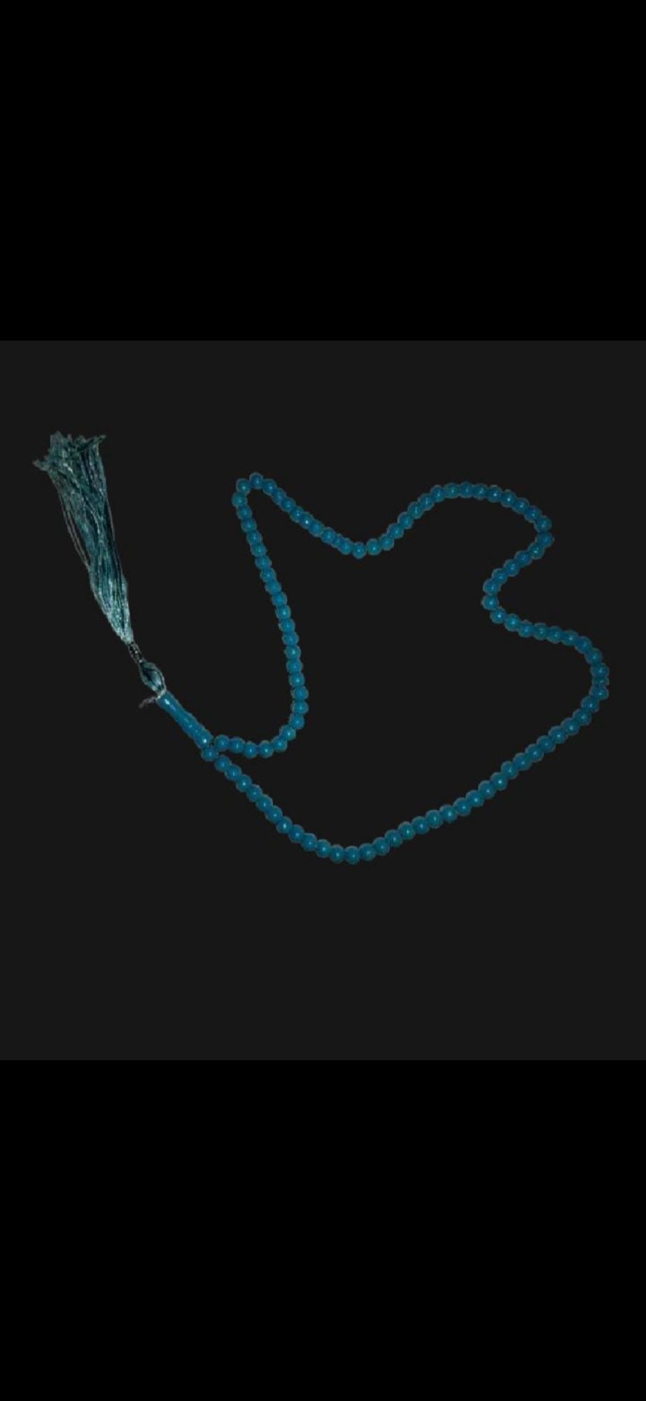 Picture of Muslim Tasbih 99 Beads Islam Prayer. - Blue