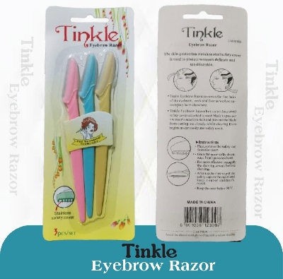 Picture of 3pcs Colorful Eyebrow Trimmer Face Hair
Razors Women Eyebrow Shaver Hair Removal Makeup Tools. - 3Pcs