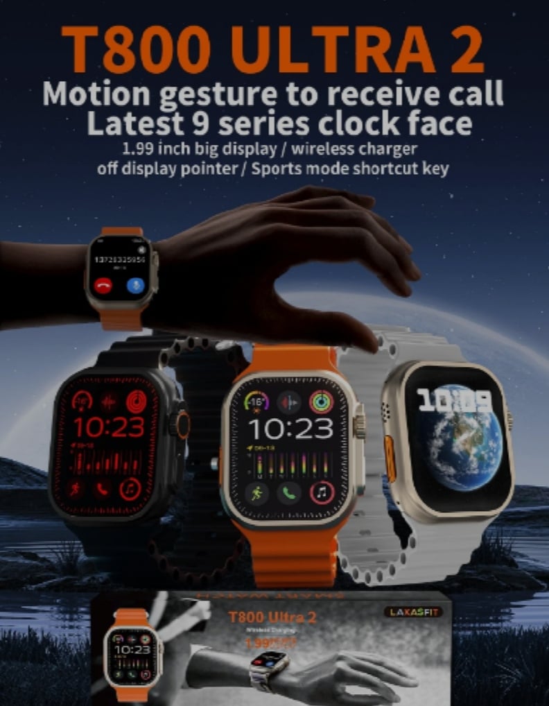 Picture of T900 Ultra 2 Full Touch Screen Smart Watch Bluetooth Calls & Smart Features