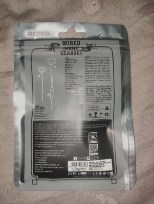 Picture of Remax RM-512 3.5mm Wired Music Earphone Heavy Bass - Black