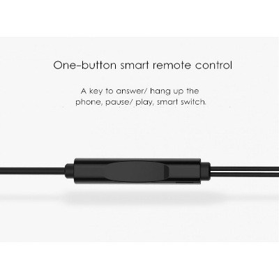 Picture of Remax RM-512 3.5mm Wired Music Earphone Heavy Bass - Black