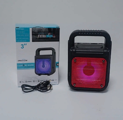 Picture of GTS 1363 Wireless Bluetooth Rechargeable Speaker EXTRA BASS Bluetooth speaker Portable Speaker smart speaker - Black