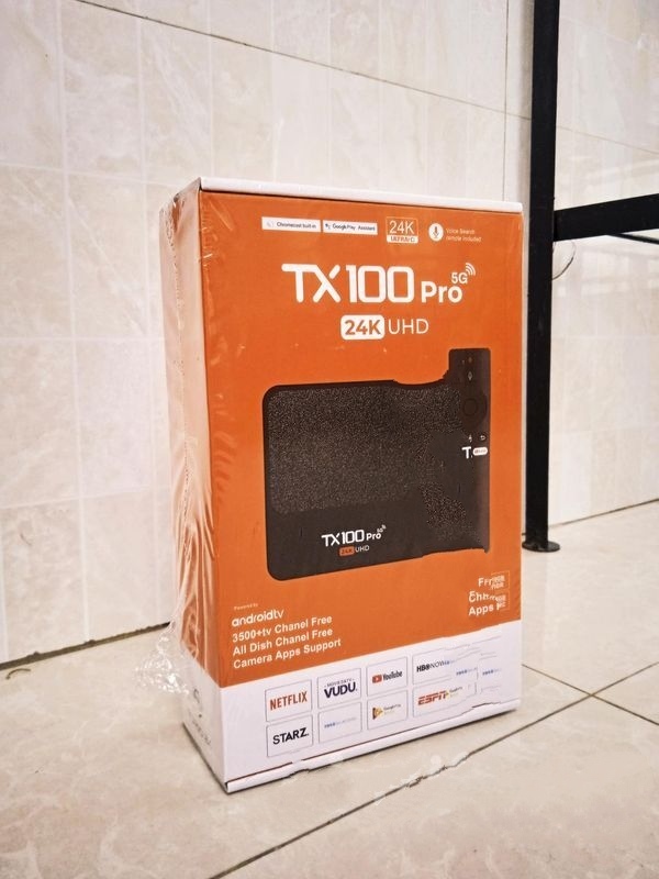 Picture of TX1000 Pro 5G Android TV Box with Voice Control Remote - Black