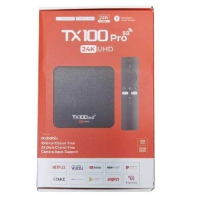 Picture of TX1000 Pro 5G Android TV Box with Voice Control Remote - Black