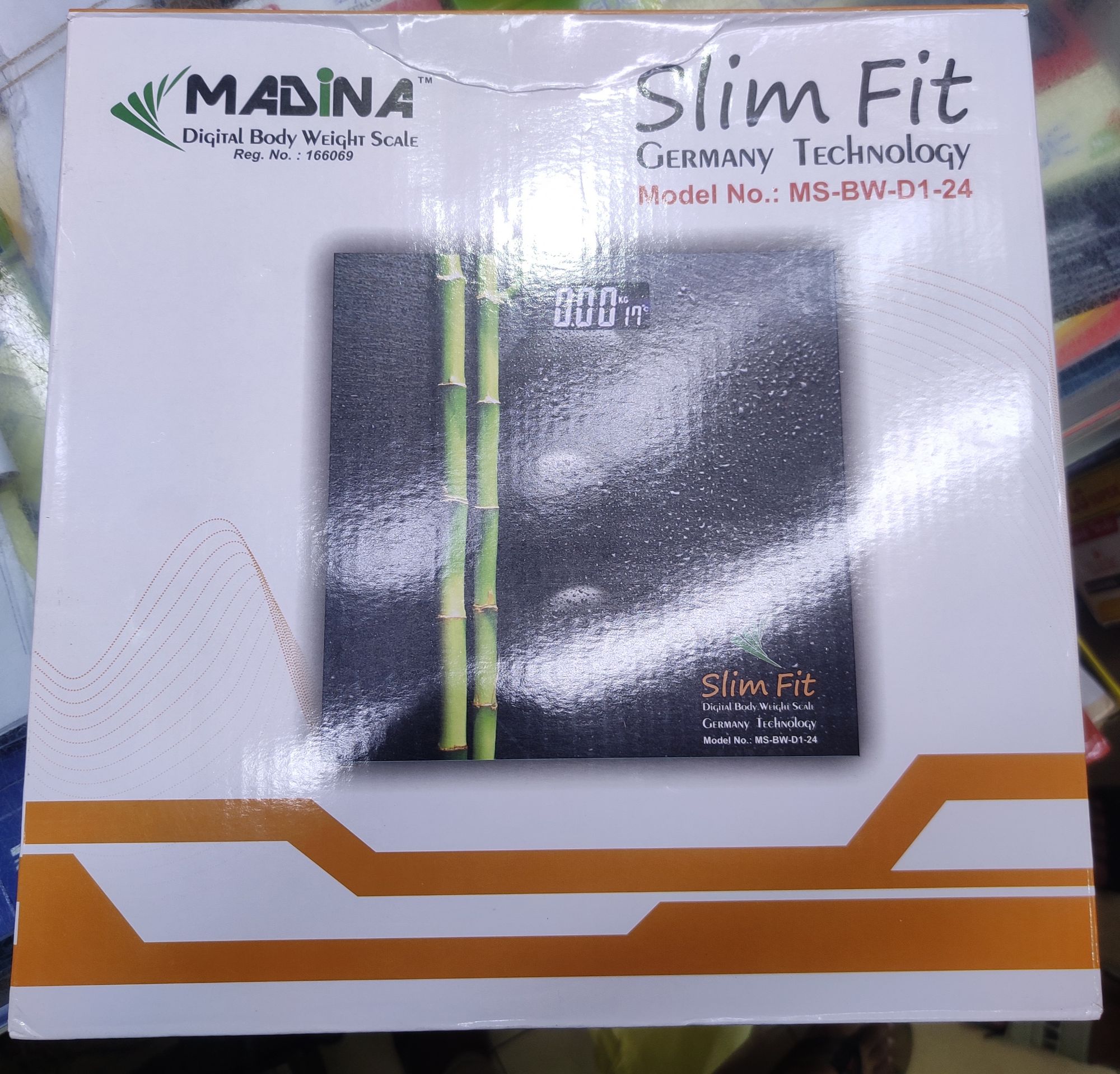 Picture of Madina Electronic Weight Scales/ Madina Digital Body Scale LED Display 180KG - Black