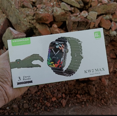 Picture of Keqiwear KW2 Max Smartwatch With 3 Bracelets 49mm - Multicolor