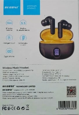 Picture of RECRSI RE-S960 Wireless headset Digital Display - Multicolor - White