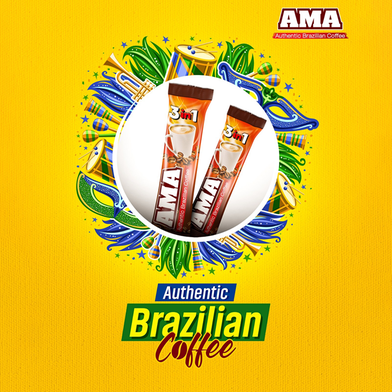 Picture of 3 In1 Brazilian Suger FREE Coffee 150g Box
