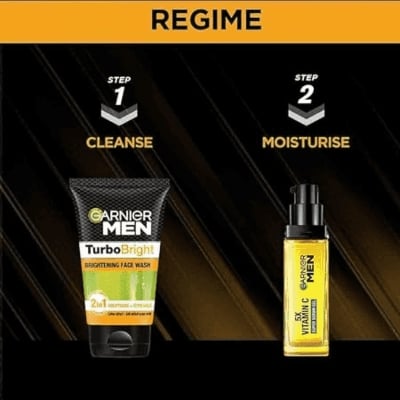 Picture of Indian product Skin care Garnier Men Turbo Bright face wash used for male - 100 ml