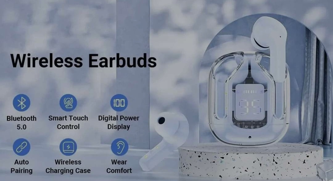 Picture of UltraPods Max TWS Headphones 5.3 Wireless Earphones Bluetooth Headset With Auto Noise

Cancelling HD HiFi Stereo Earbuds