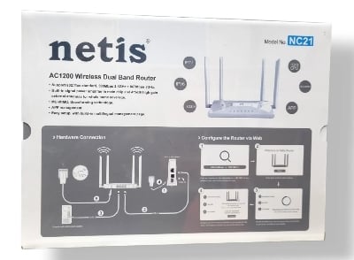 Picture of Netis NC21 AC1200 Wireless Dual band Fast Gaming Router - White