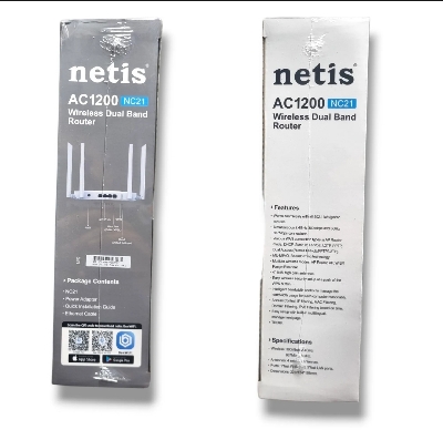Picture of Netis NC21 AC1200 Wireless Dual band Fast Gaming Router - White