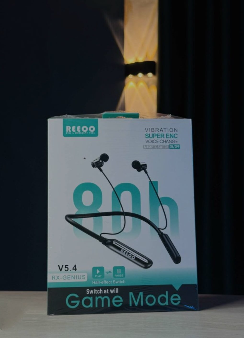 Picture of Reeoo Voice Change ENC Neckband - Black