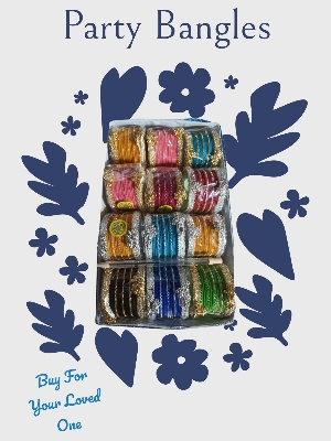 Picture of Bridal / Non-Bridal Silk Thread Party Bangles Single Set for Women