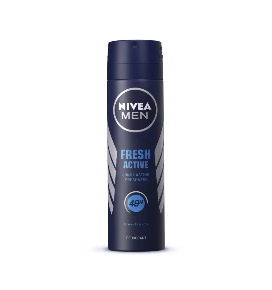 Picture of Nivea Men Body Spray Fresh Active - 150ml - Blue