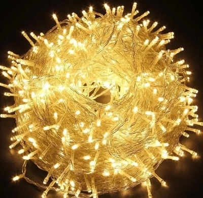 Picture of Fairy Lights, Dazzle Bright Fairy String Golden Lights for Home, Birthday, Holiday Parties & Room Decorations- (Pack of 1 Pcs) - Gold
