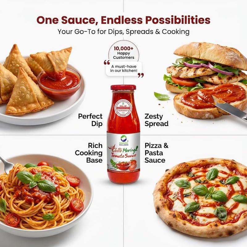Picture of chilli moringa tomato sause - 350 gm