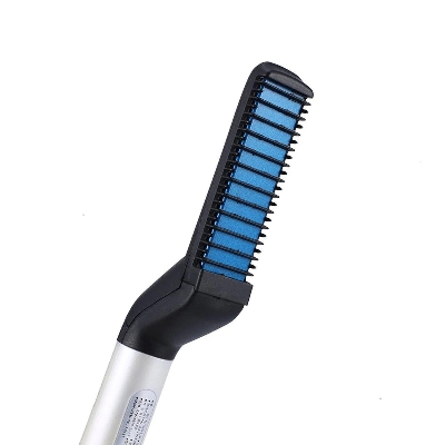 Picture of Multifunctional Hairbrush Men Electric Hair Comb Quick Beard Straightener Curling Curler Beauty Hairdressing Hair Styling Tools - Hair Straightener
